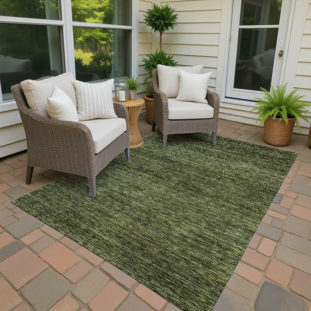 Dalyn Soft Essentials SE1 Olive Rug outdoor lifestyle image