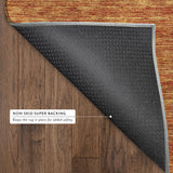 Dalyn Soft Essentials SE1 Orange Rug backing detail