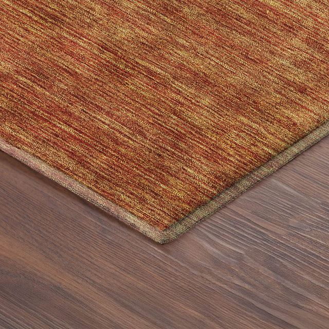 Dalyn Soft Essentials SE1 Orange Rug corner detail