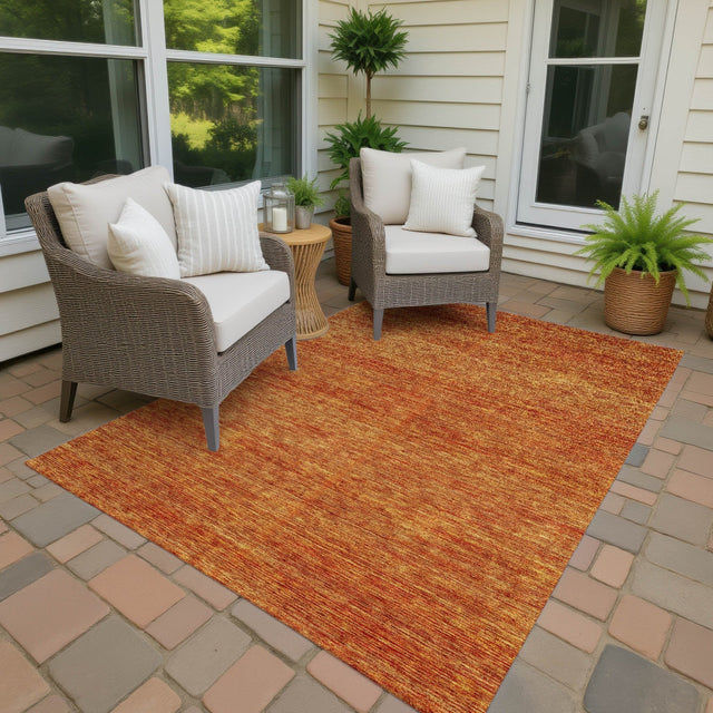 Dalyn Soft Essentials SE1 Orange Rug outdoor lifestyle image