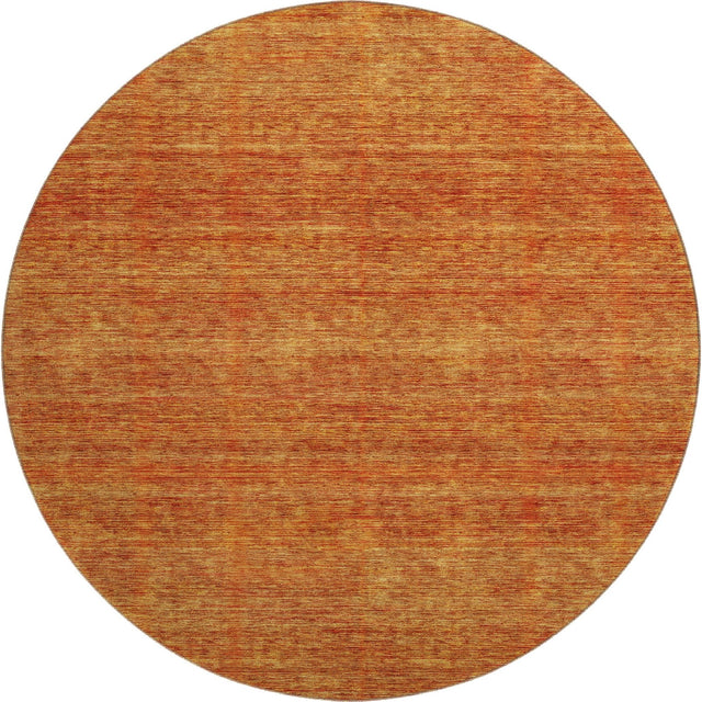 Dalyn Soft Essentials SE1 Orange Rug round rug