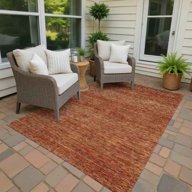 Dalyn Soft Essentials SE1 Paprika Rug outdoor lifestyle image