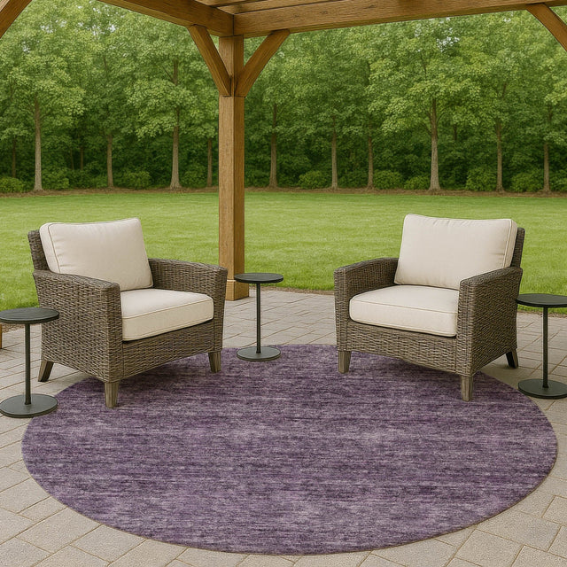 Dalyn Soft Essentials SE1 Plum Rug outdoor lifestyle image