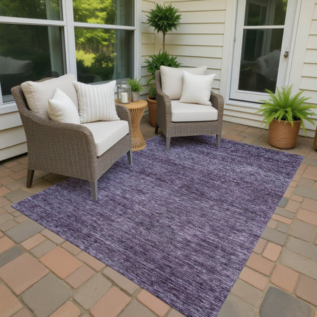 Dalyn Soft Essentials SE1 Plum Rug outdoor lifestyle image