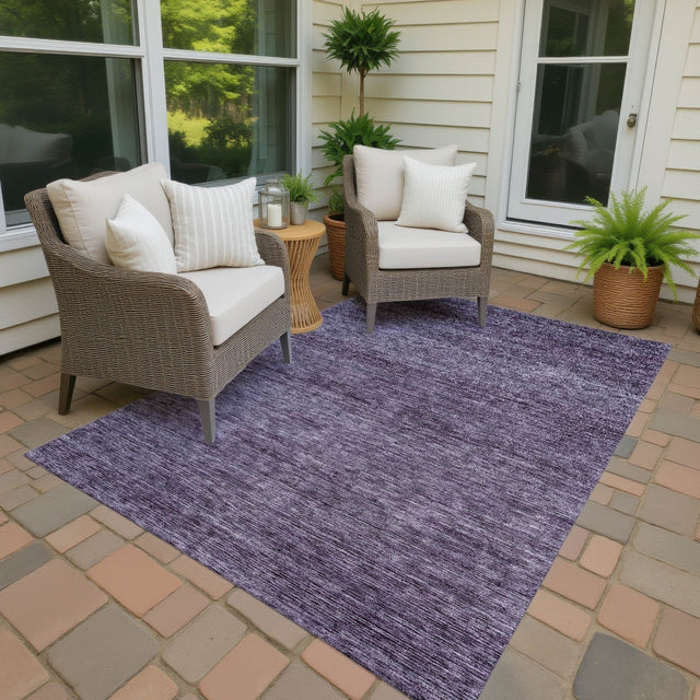 Dalyn Soft Essentials SE1 Plum Rug outdoor lifestyle image