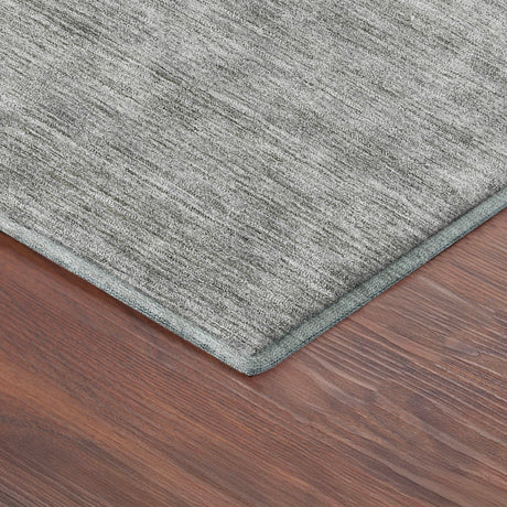 Dalyn Soft Essentials SE1 Silver Rug corner detail