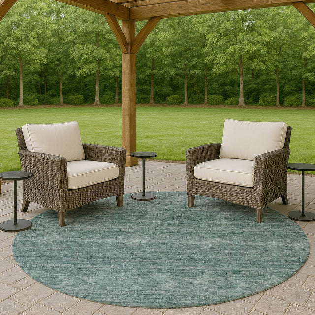 Dalyn Soft Essentials SE1 Teal Rug outdoor lifestyle image
