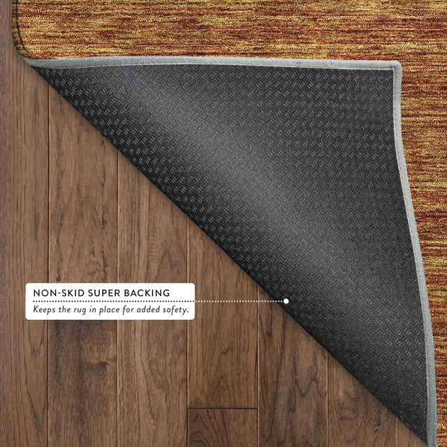 Dalyn Soft Essentials SE1 Terracotta Rug backing detail