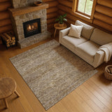 Dalyn Soft Essentials SE1 Transitional Machine Made Brown Rug
