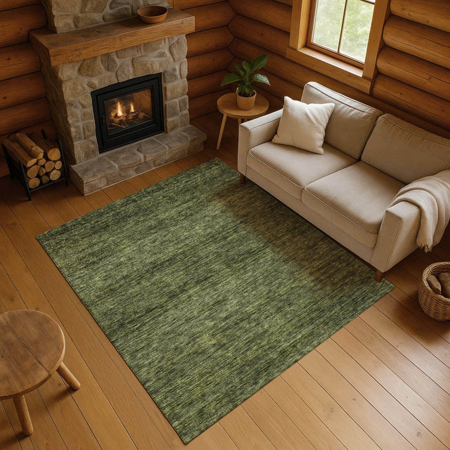 Dalyn Soft Essentials SE1 Transitional Machine Made Green Rug