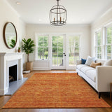 Dalyn Soft Essentials SE1 Transitional Machine Made Orange Rug