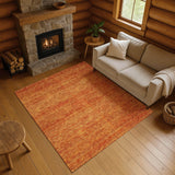 Dalyn Soft Essentials SE1 Transitional Machine Made Orange Rug