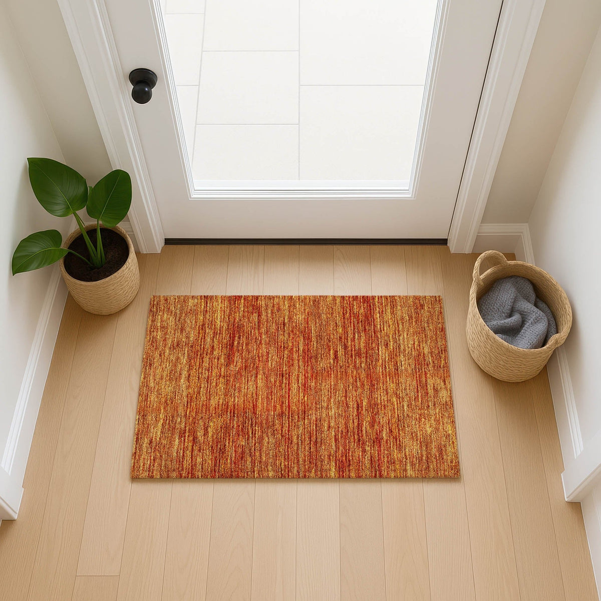 Dalyn Soft Essentials SE1 Transitional Machine Made Orange Rug