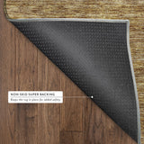 Dalyn Soft Essentials SE1 Walnut Rug backing detail