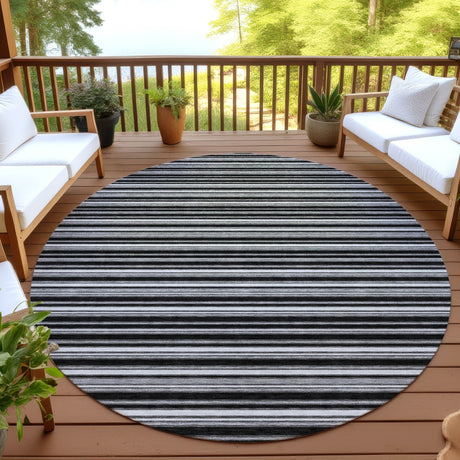 Dalyn Soft Essentials SE2 Black Rug outdoor lifestyle image