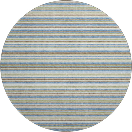 Dalyn Soft Essentials SE2 Blue Rug round rug