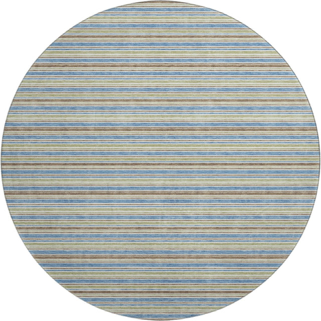 Dalyn Soft Essentials SE2 Blue Rug round rug