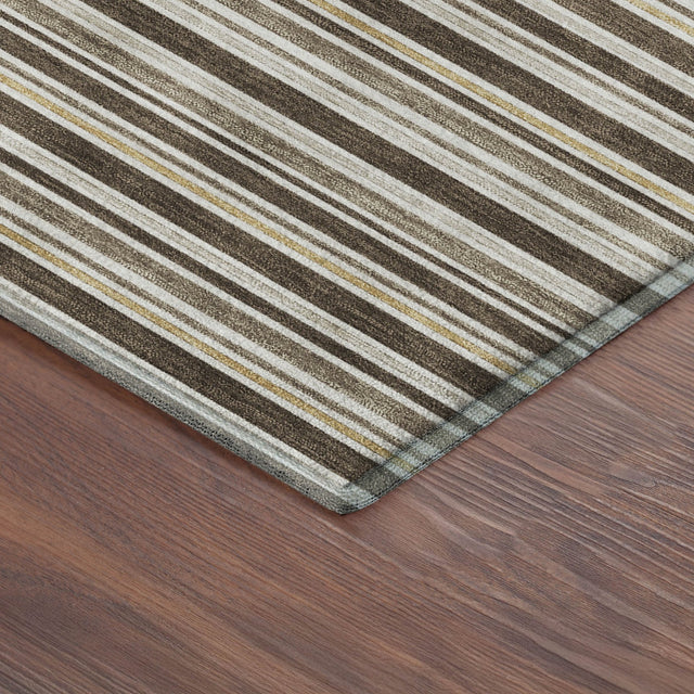 Dalyn Soft Essentials SE2 Chocolate Rug corner detail