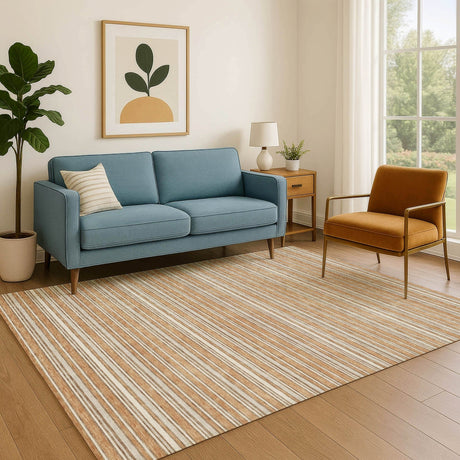 Dalyn Soft Essentials SE2 Copper Rug shown in a room