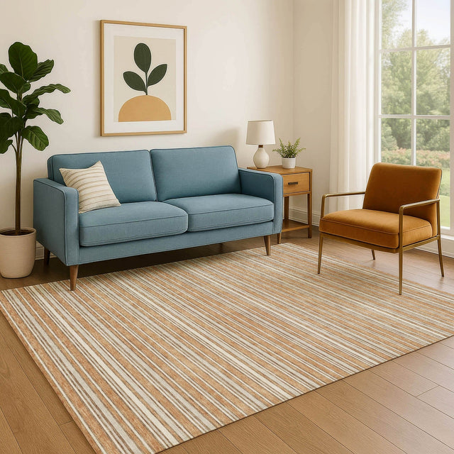 Dalyn Soft Essentials SE2 Copper Rug shown in a room