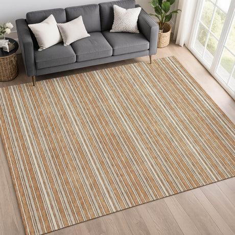 Dalyn Soft Essentials SE2 Copper Rug shown in a room