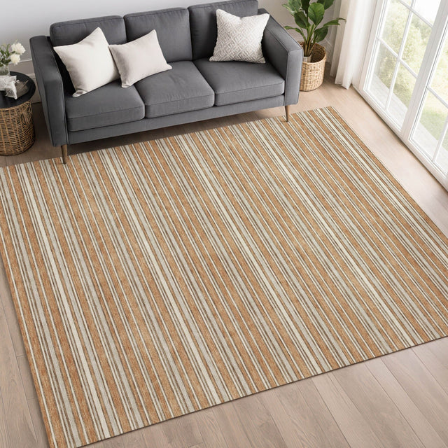 Dalyn Soft Essentials SE2 Copper Rug shown in a room