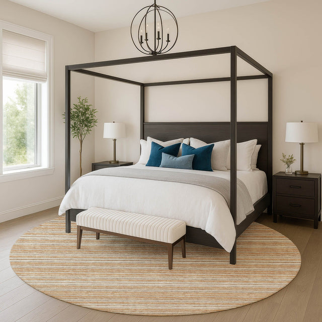 Dalyn Soft Essentials SE2 Copper Rug shown in a room