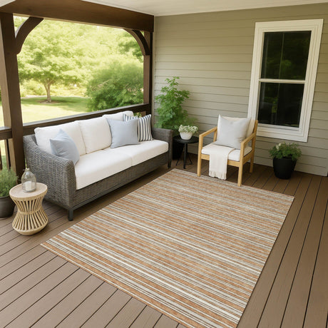 Dalyn Soft Essentials SE2 Copper Rug outdoor lifestyle image