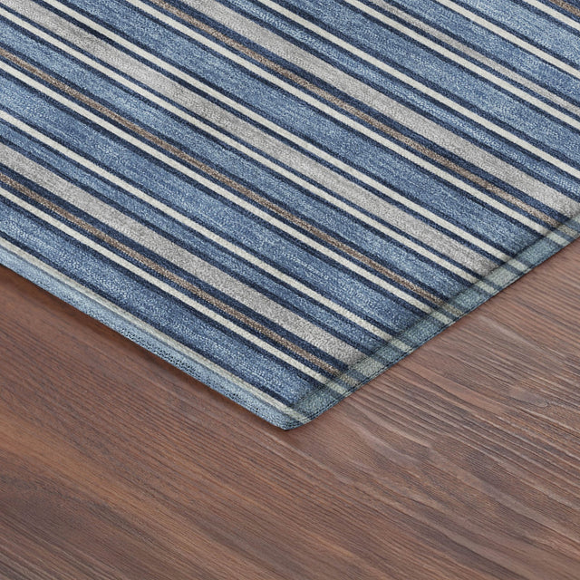 Dalyn Soft Essentials SE2 Denim Rug corner detail