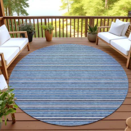 Dalyn Soft Essentials SE2 Denim Rug outdoor lifestyle image