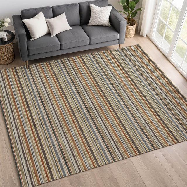 Dalyn Soft Essentials SE2 Earth Rug shown in a room
