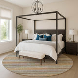 Dalyn Soft Essentials SE2 Earth Rug shown in a room