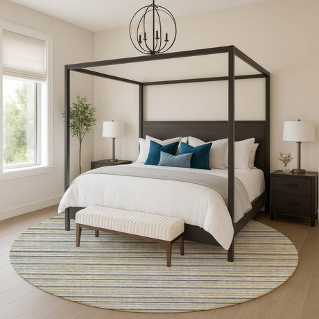 Dalyn Soft Essentials SE2 Granite Rug shown in a room