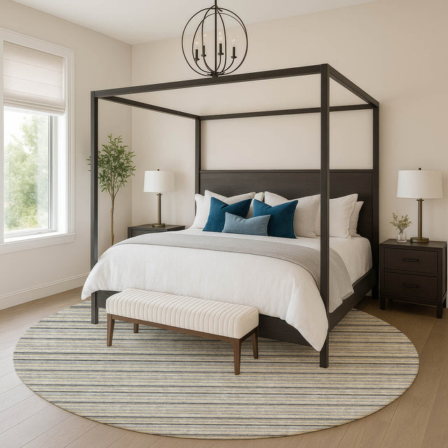 Dalyn Soft Essentials SE2 Granite Rug shown in a room