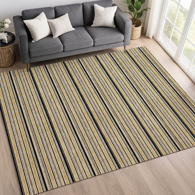 Dalyn Soft Essentials SE2 Honey Rug shown in a room