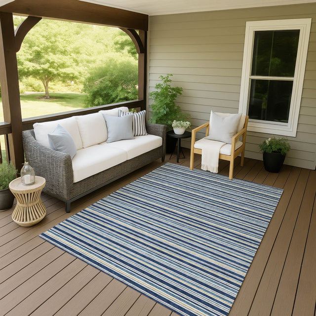 Dalyn Soft Essentials SE2 Navy Rug outdoor lifestyle image