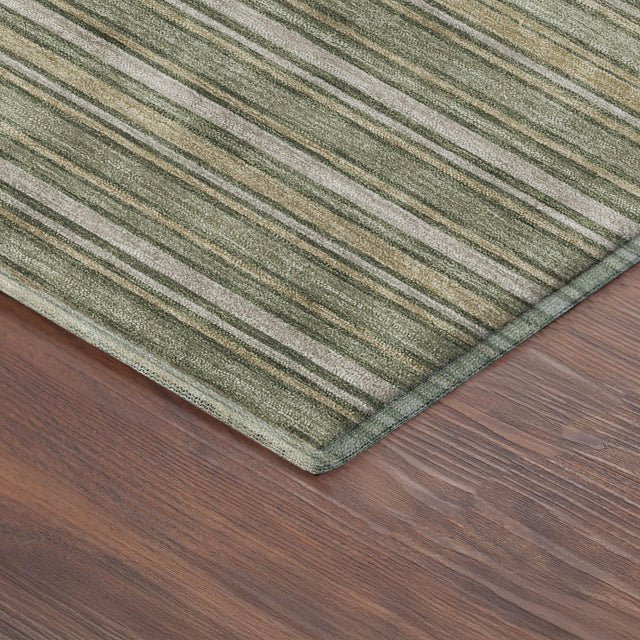 Dalyn Soft Essentials SE2 Olive Rug corner detail