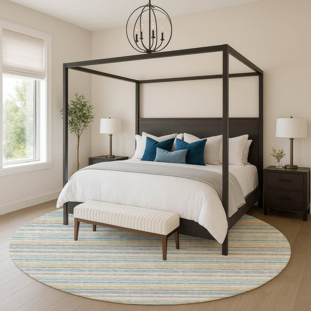 Dalyn Soft Essentials SE2 Seaside Rug shown in a room