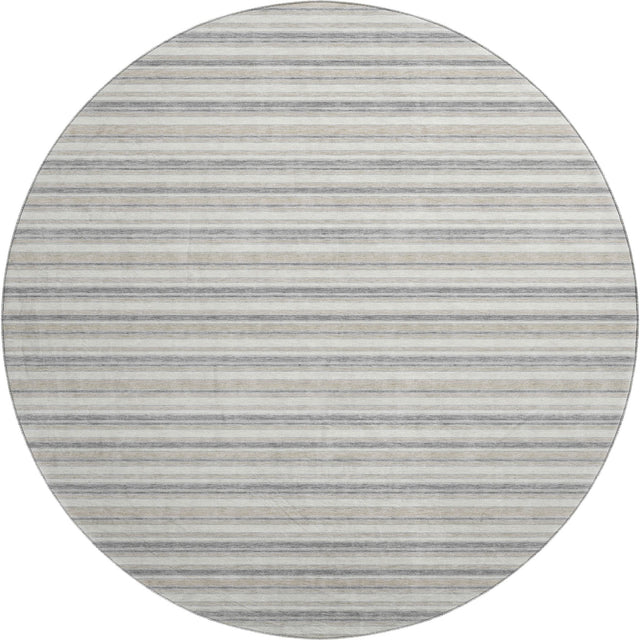 Dalyn Soft Essentials SE2 Silver Rug round rug