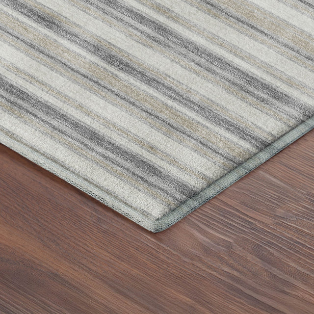 Dalyn Soft Essentials SE2 Silver Rug corner detail