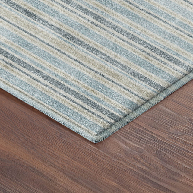 Dalyn Soft Essentials SE2 Sky Rug corner detail