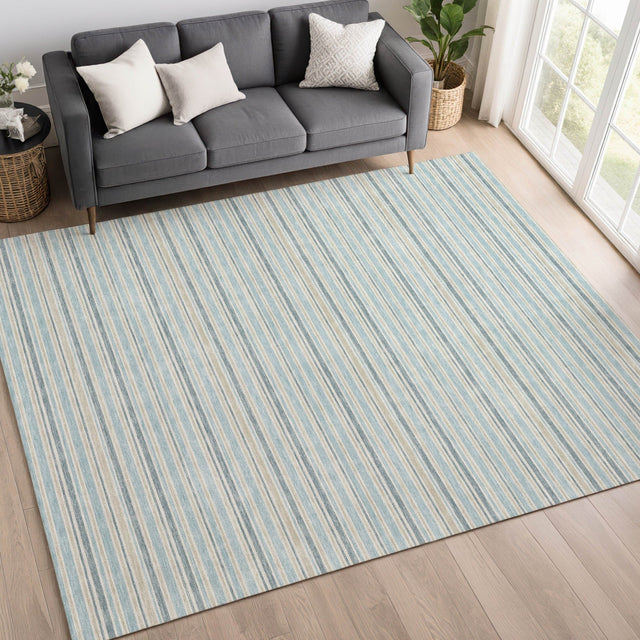 Dalyn Soft Essentials SE2 Sky Rug shown in a room