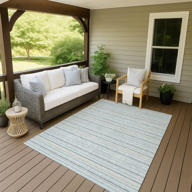 Dalyn Soft Essentials SE2 Sky Rug outdoor lifestyle image