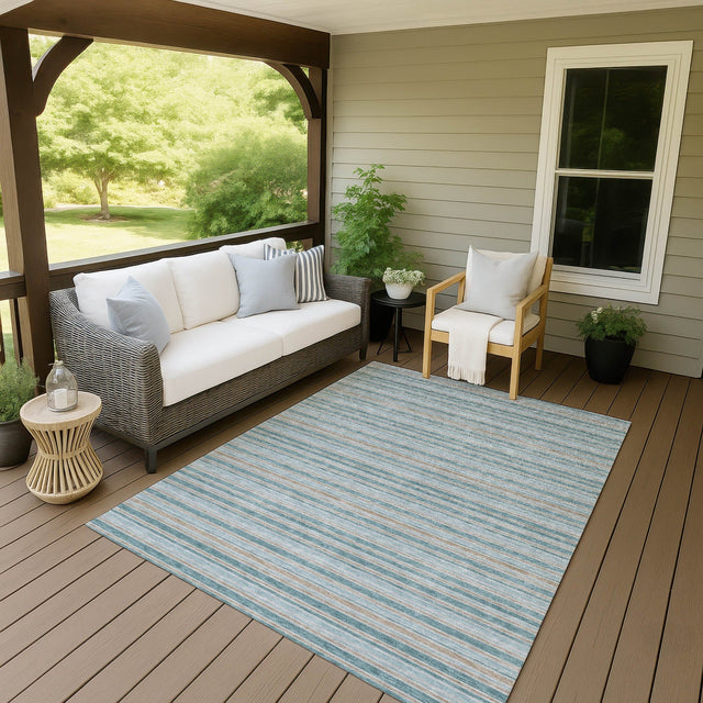 Dalyn Soft Essentials SE2 Teal Rug outdoor lifestyle image