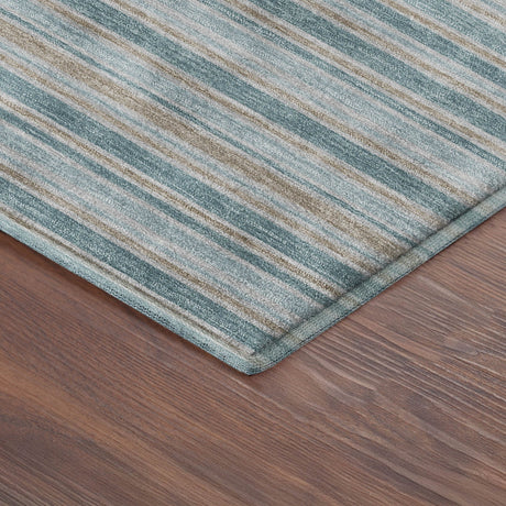 Dalyn Soft Essentials SE2 Teal Rug corner detail