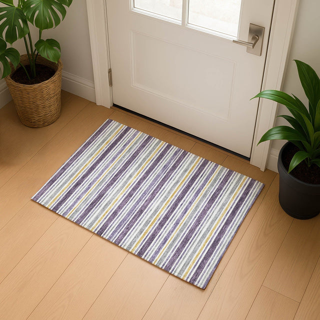Dalyn Soft Essentials SE2 Transitional Machine Made Purple Rug