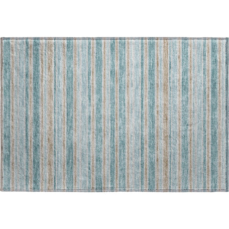 Dalyn Soft Essentials SE2 Transitional Machine Made Teal Rug