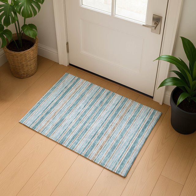 Dalyn Soft Essentials SE2 Transitional Machine Made Teal Rug