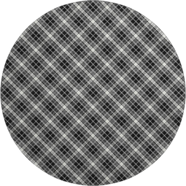 Dalyn Soft Essentials SE3 Black Rug round rug