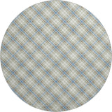 Dalyn Soft Essentials SE3 Blue Rug round rug